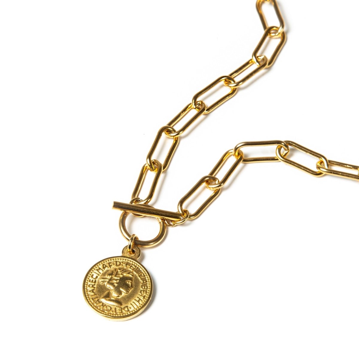 New York Cents Necklace – 18K Gold Triple Plated