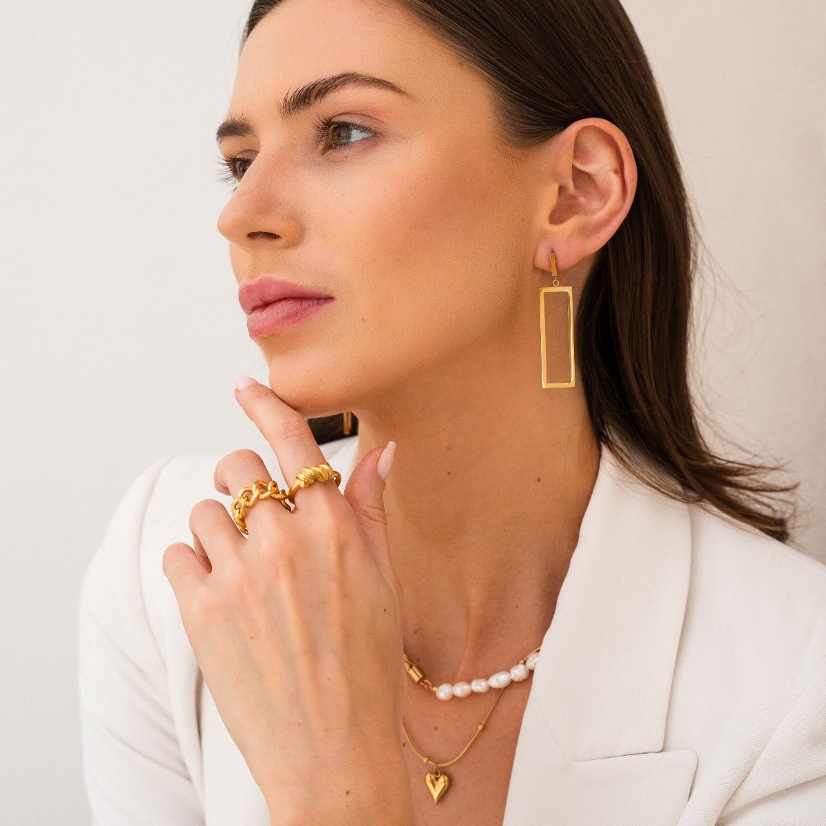 Life Love Heart Necklace – 18K Gold Triple Plated