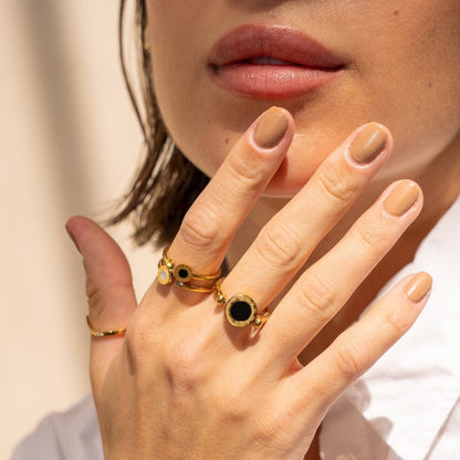 Venice Roman Ring – 18K Gold Plated