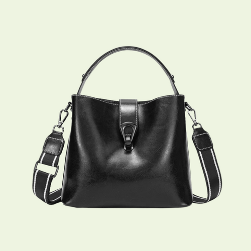 Women's Bucket Bag in Genuine Leather