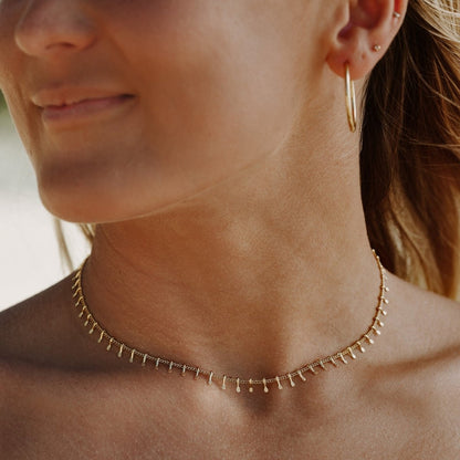 Jurerê Choker Necklace – 18K Gold Plated