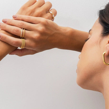 Aurora Crystal Band – 18K Gold Plated