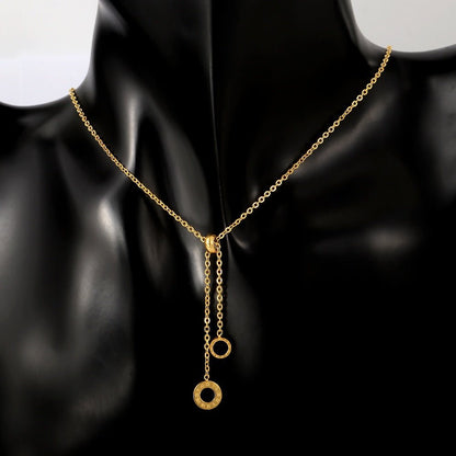 Athenas Lariat Necklace – 18K Gold Plated