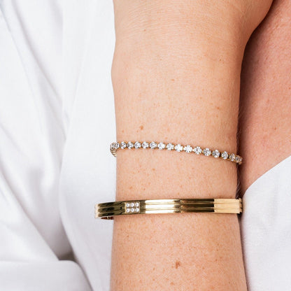 Puket Riviera Adjustable Bracelet, 18k Gold Plated