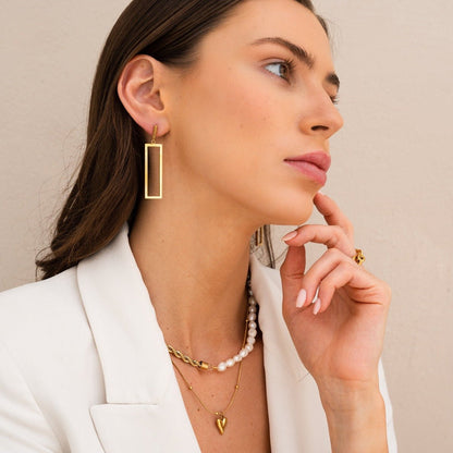 Life Love Heart Necklace – 18K Gold Triple Plated 