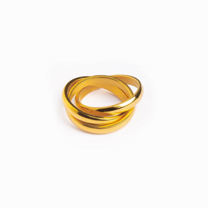 Trinity Ring – 18K Gold Plated 