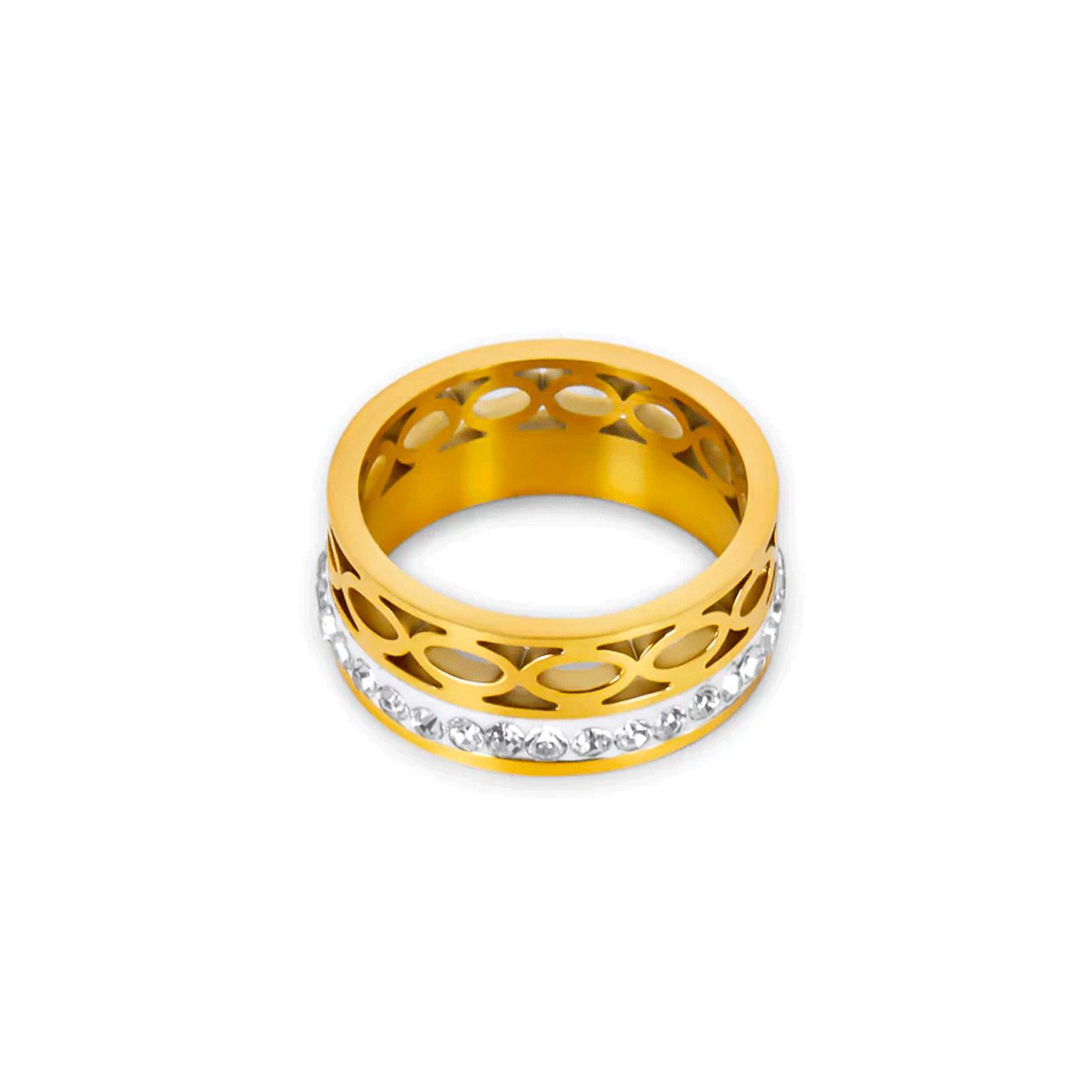 Mosaic Luxe Ring – 18K Gold Plated 