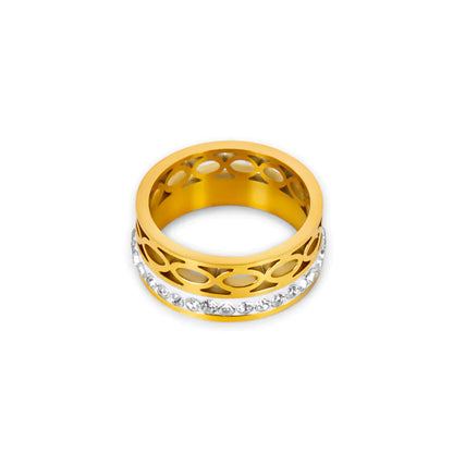Mosaic Luxe Ring – 18K Gold Plated 