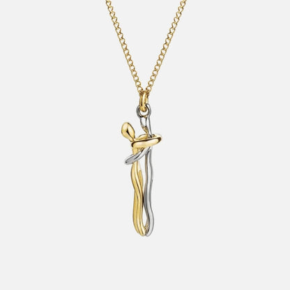 Hug Necklace – Solid Gold