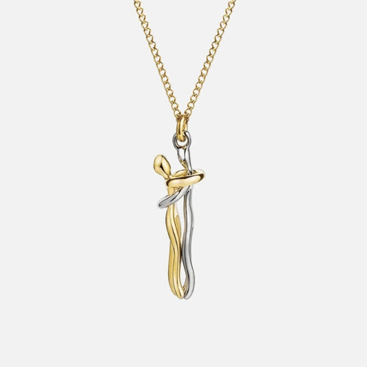 Hug Necklace – Solid Gold