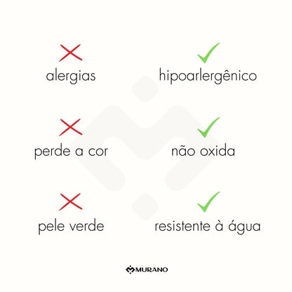 Trio of Hoop Earrings Plated in 18K Gold