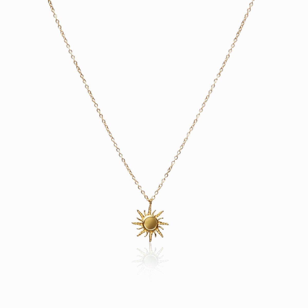 Solstice Pendant Necklace – 18K Gold Plated