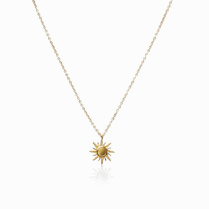Solstice Pendant Necklace – 18K Gold Triple Plated 