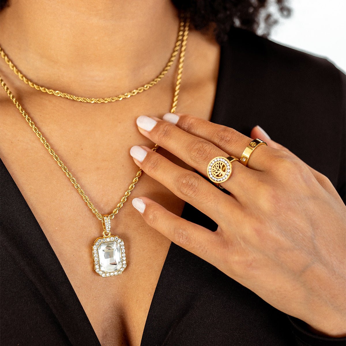 Tree of Life Ring – 18K Gold Plated