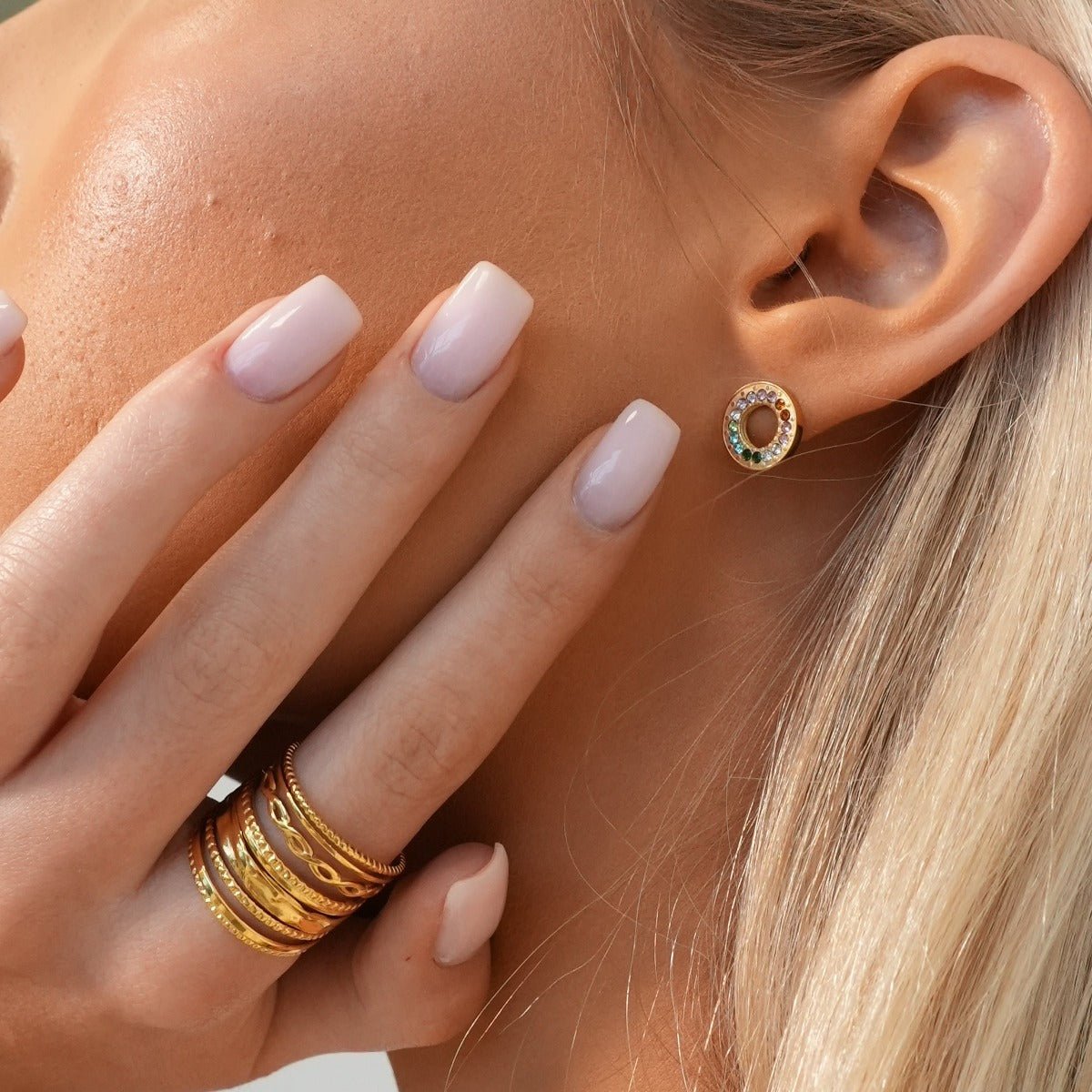 Royale Adjustable Ring – 18K Gold Plated