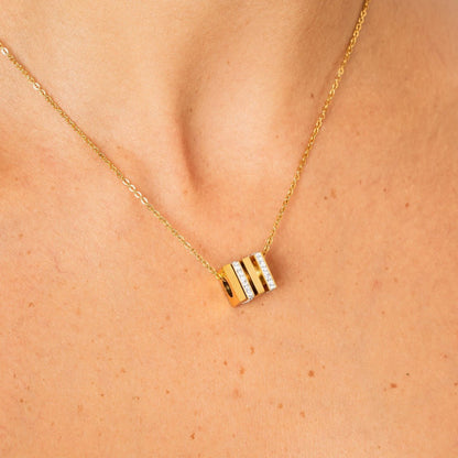 Ruvion Necklace – 18K Gold Plated 