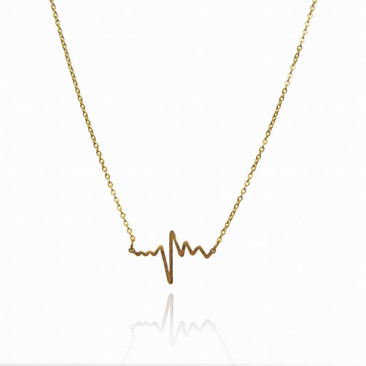Pulse Life Necklace – 18K Gold Triple Plated 