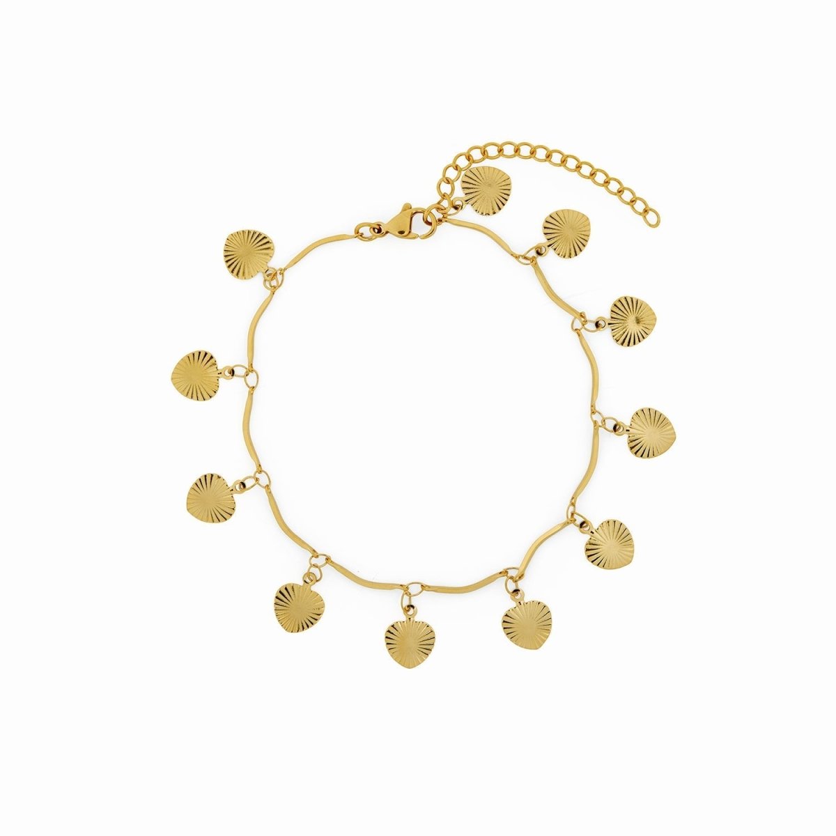 Marina Shell Anklet – 18K Gold Plated 