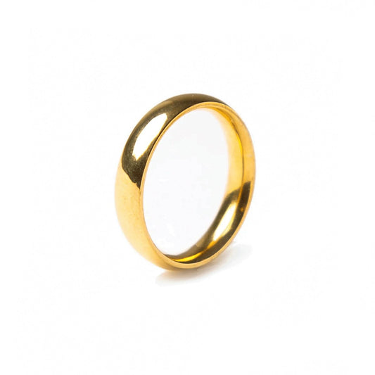 Anatomic Wedding Band – 18K Gold Plated