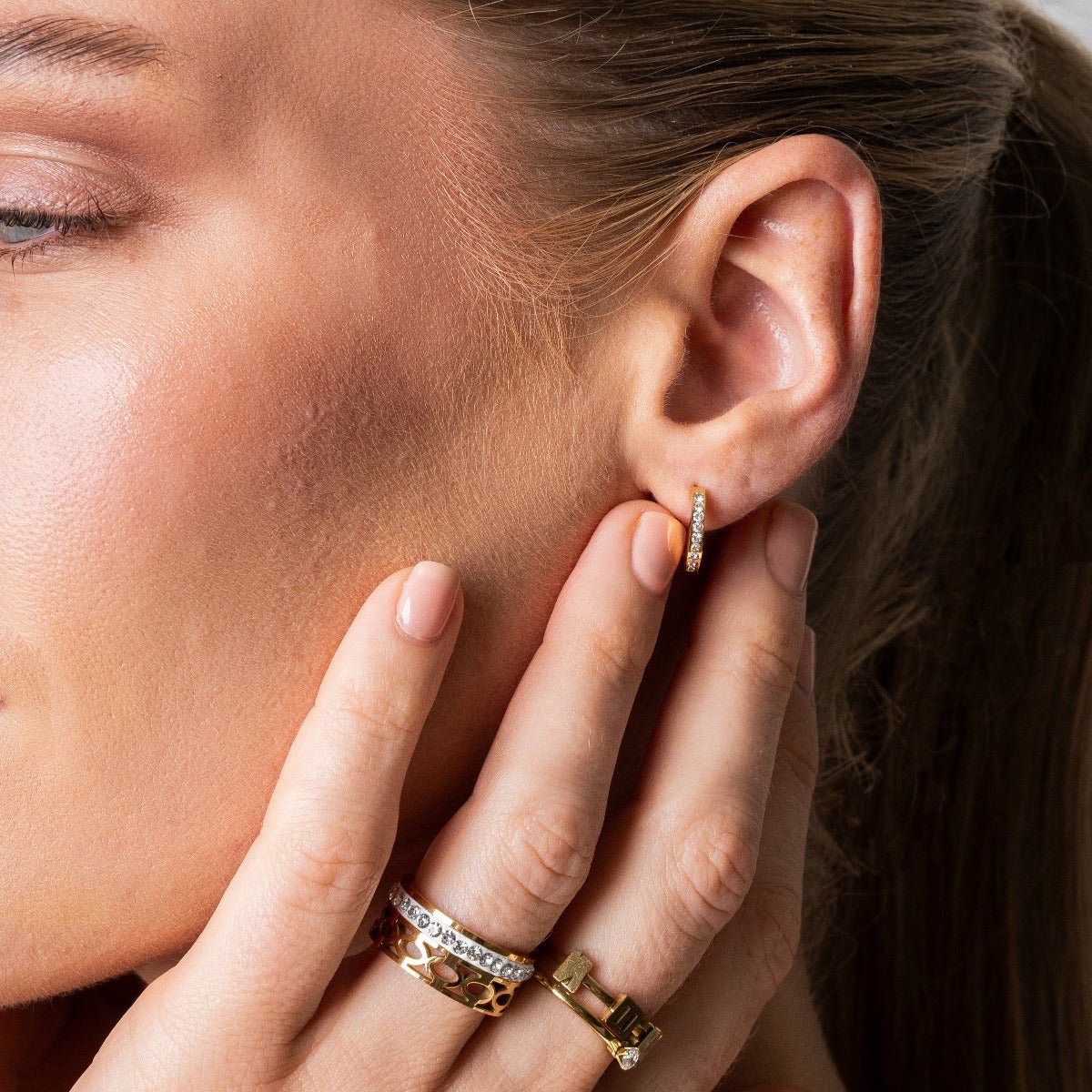 Mosaic Luxe Ring – 18K Gold Plated 