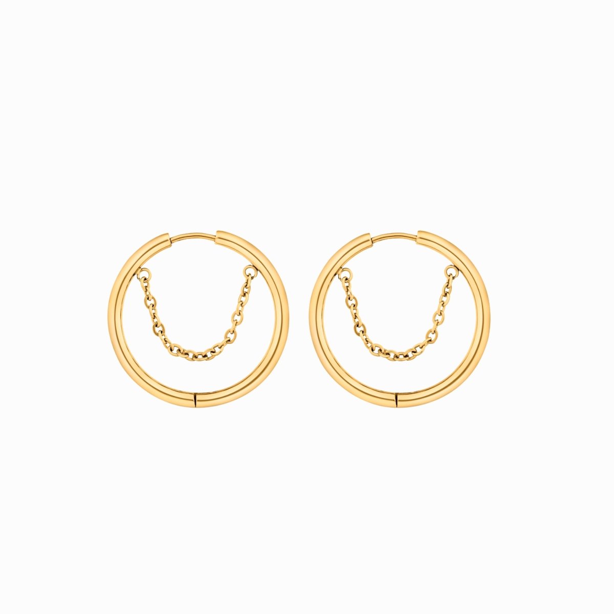 Aurea Kite Hoops – 18K Gold Plated 