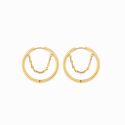 Aurea Kite Hoops – 18K Gold Plated 