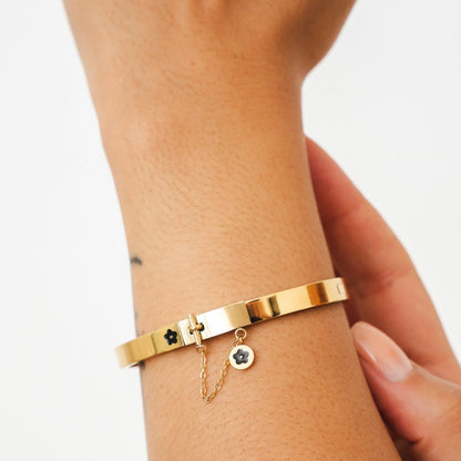 Lumé Charm Cuff – 18K Gold Plated | Rosarat