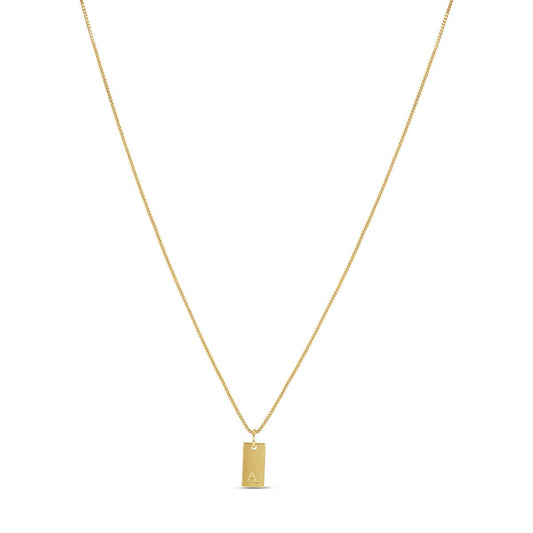 Liora Initial Necklace – 18K Gold Plated