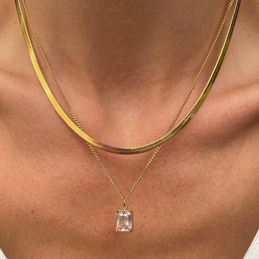 Paris Layered Necklace Set – 18K Gold Plated