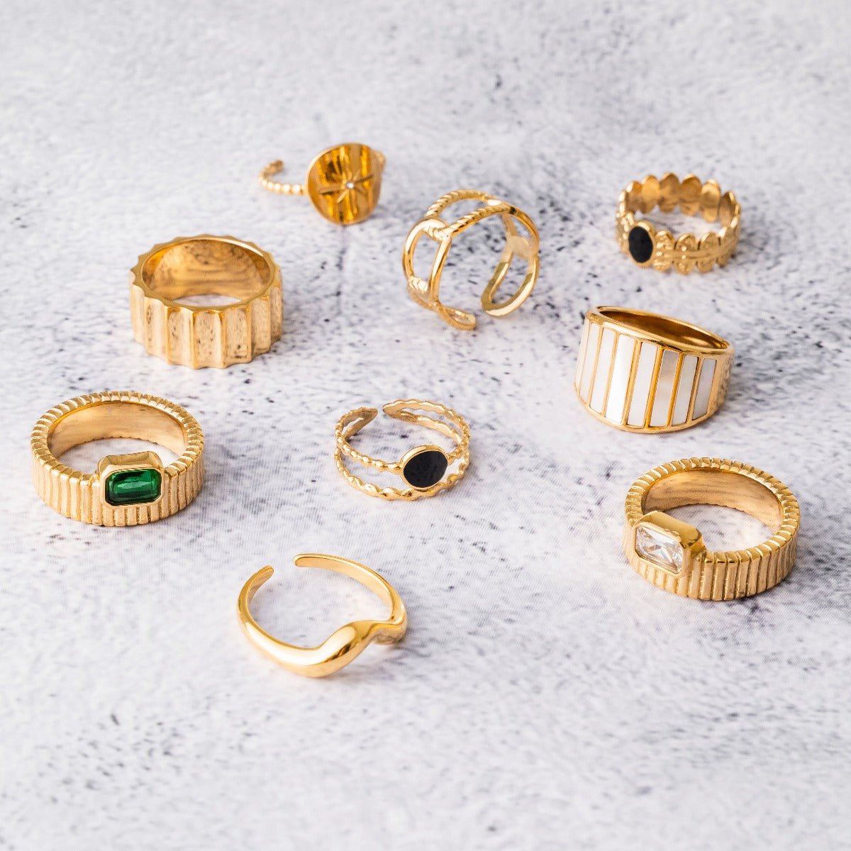 Sierra Gold Ring – 18K Gold Plated 