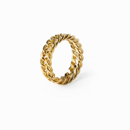 Chain Ring – 18K Gold Plated 