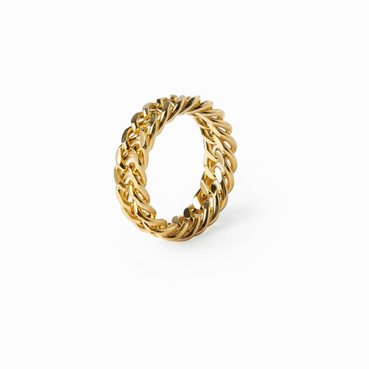 Chain Ring – 18K Gold Plated 