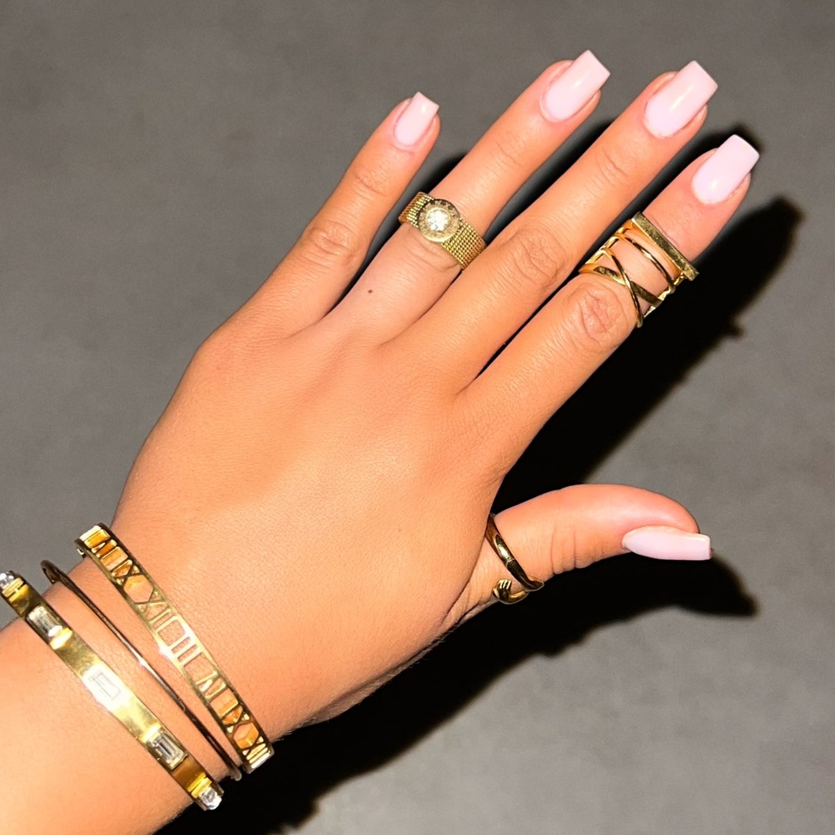 Aureum Woven Ring – 18K Gold Plated