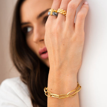 Rich Layers Ring – 18K Gold Plated