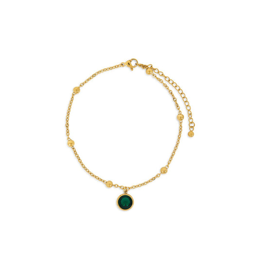 Emerelle Pendant Anklet – 18K Gold Plated 