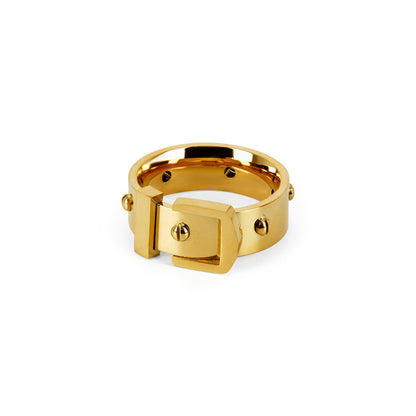Eterna Buckle Ring – 18K Gold Plated 