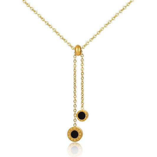 Athenas Lariat Necklace – 18K Gold Plated
