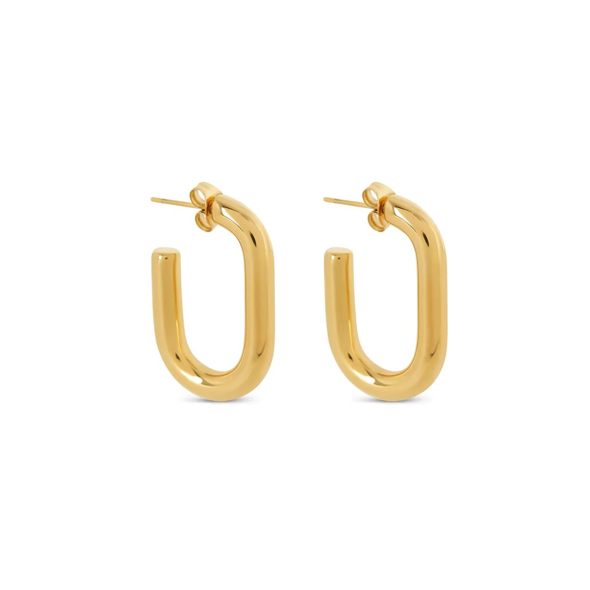 Nora Gold Hoop Earrings – 18K Gold Plated