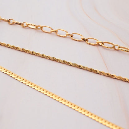 Baiano Rope Chain Necklace – 18K Gold Plated