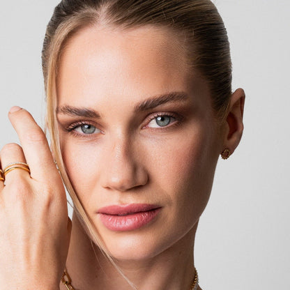 Vienne Double Ring – 18K Gold Plated