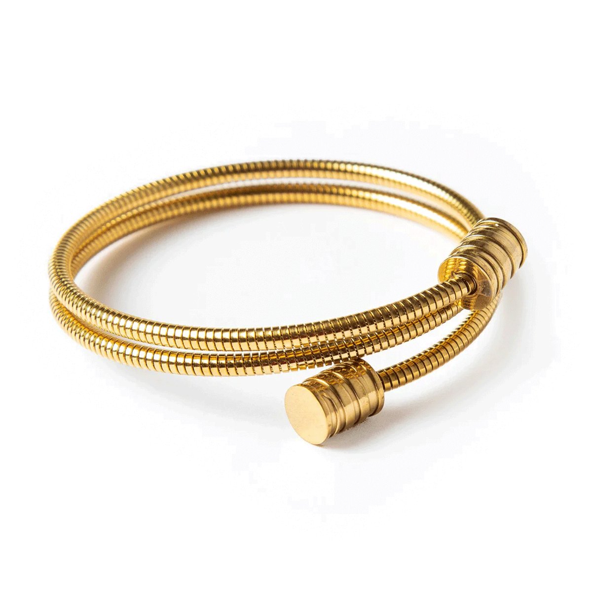 Eterna Spiral Cuff – 18K Gold Plated | Rosarat