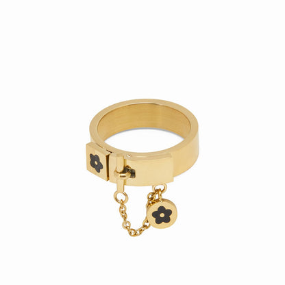 Charm Ring – 18K Gold Plated 