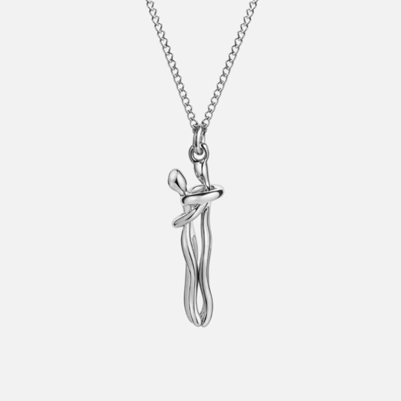 Hug Necklace – Solid Gold