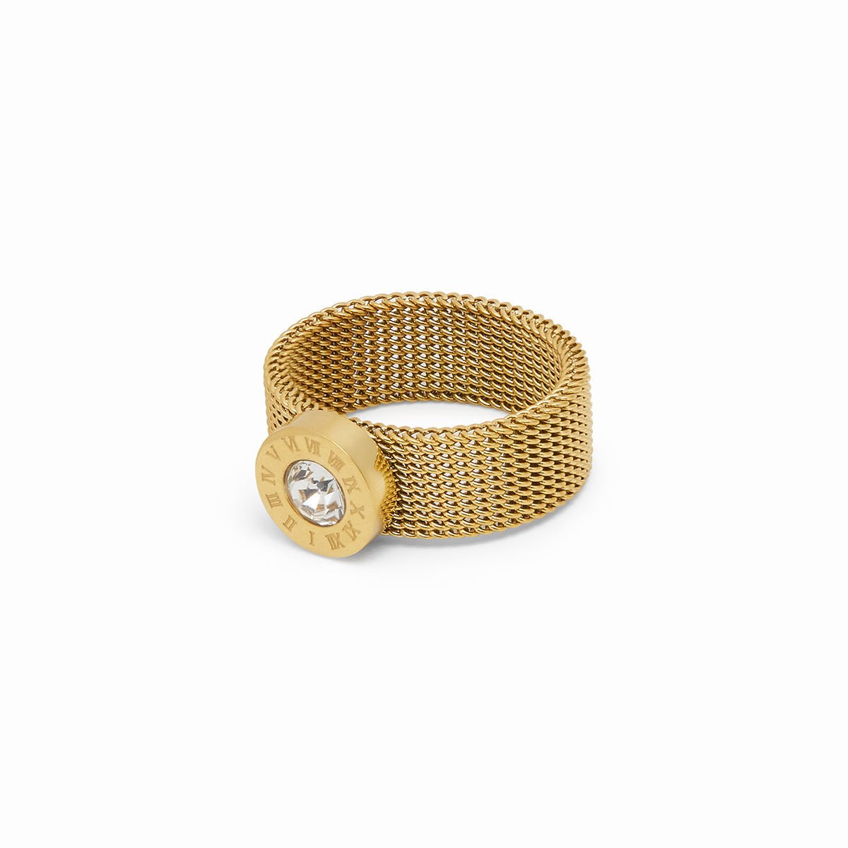 Aureum Woven Ring – 18K Gold Plated