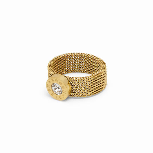 Aureum Woven Ring – 18K Gold Plated