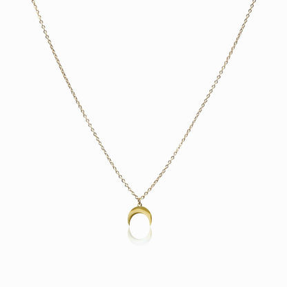 Lunelle Moon Pendant Necklace – 18K Gold Triple Plated 