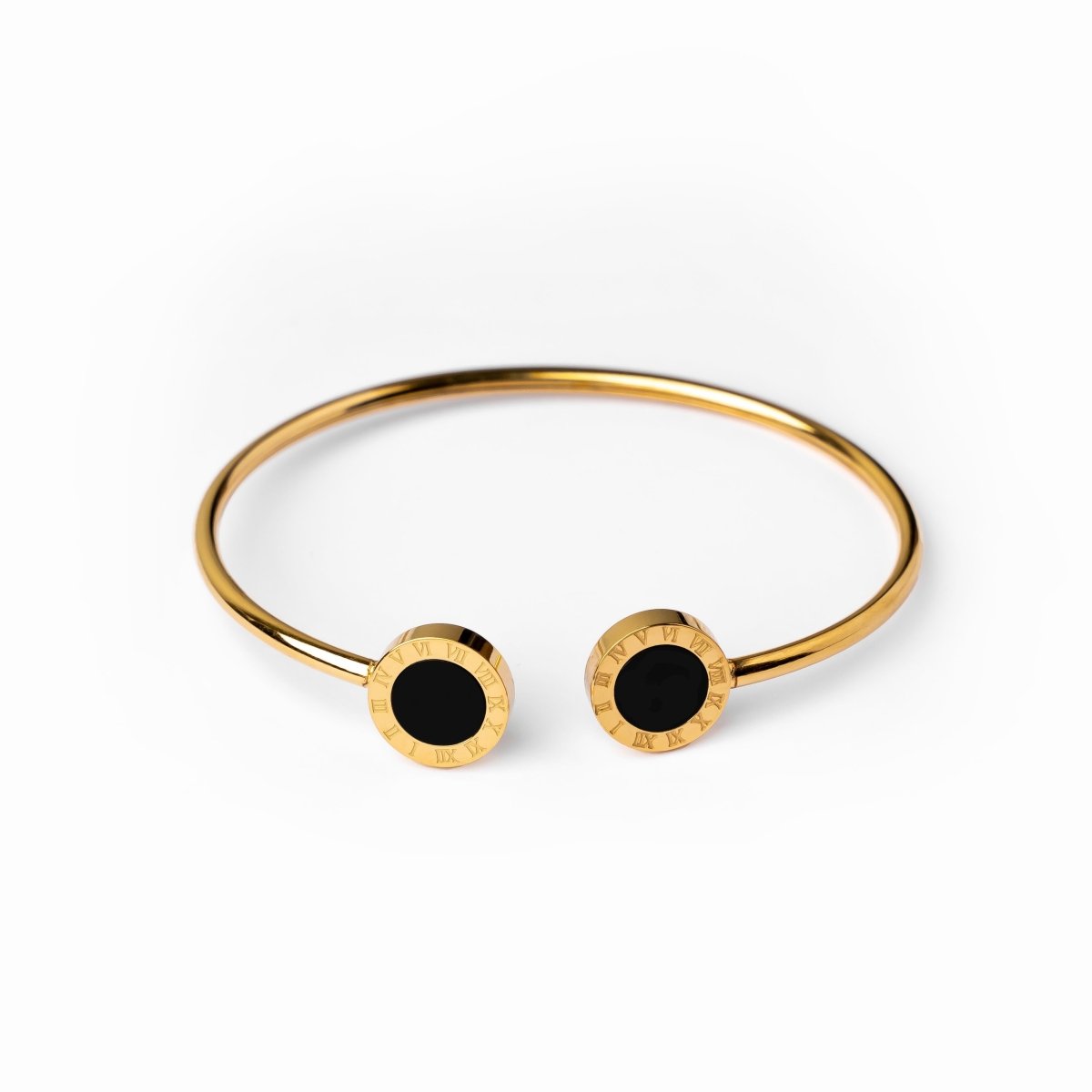 Onyx Essence Cuff – 18K Gold Plated | Rosarat