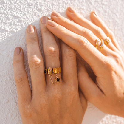 Charm Ring – 18K Gold Plated 