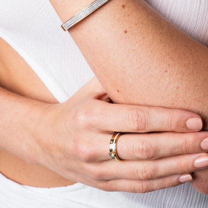 Queen Crystal Ring – 18K Gold Plated