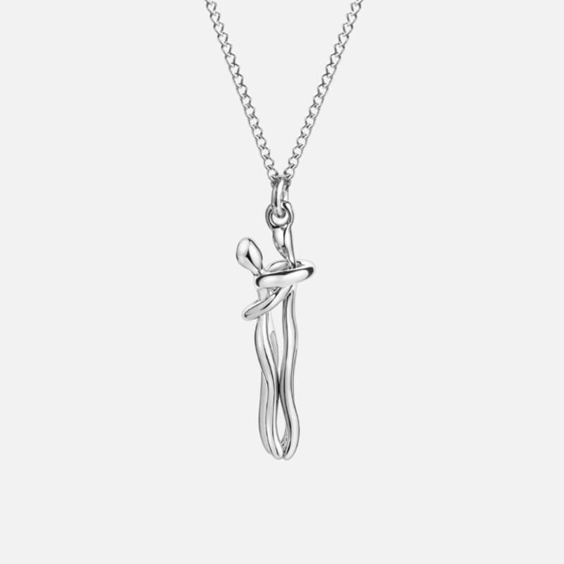 Hug Necklace – Solid Gold